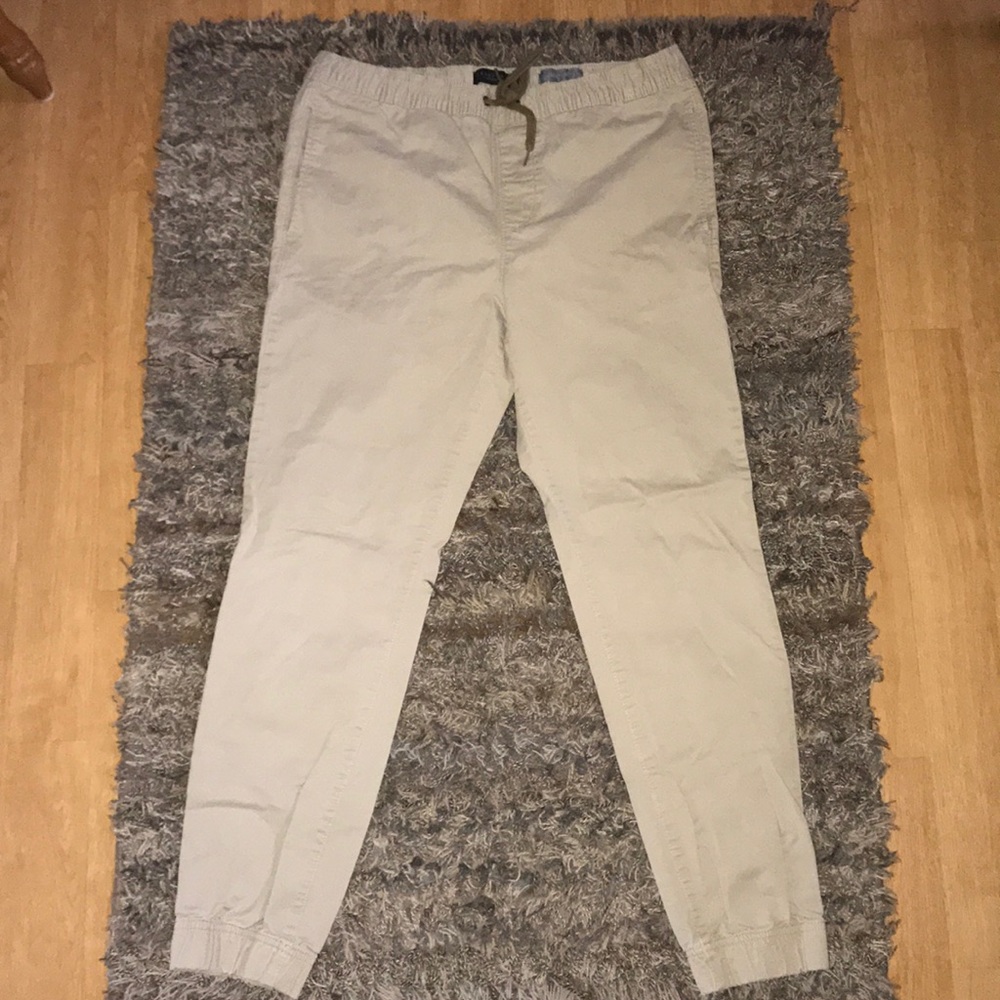 Khaki joggers